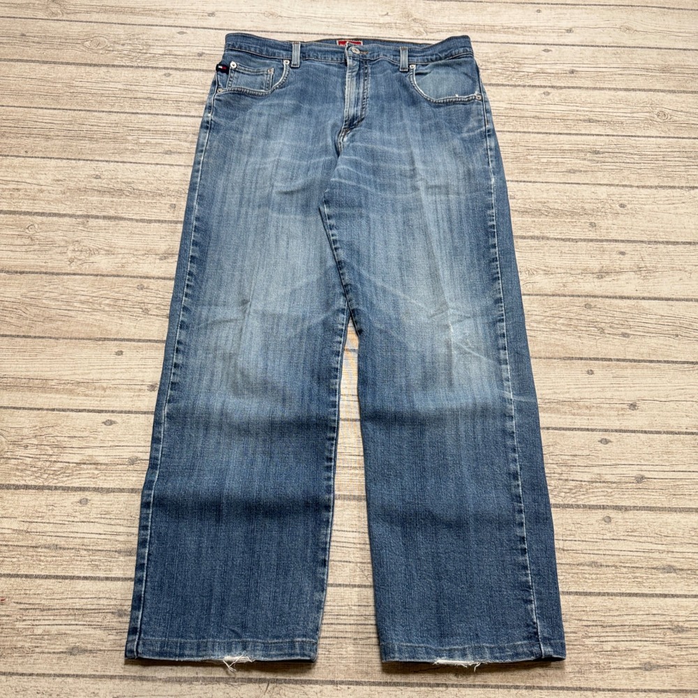 Vintage Tommy Hilfiger Jeans Men's 34 Blue Denim Bootcut Relaxed Cotton Canada